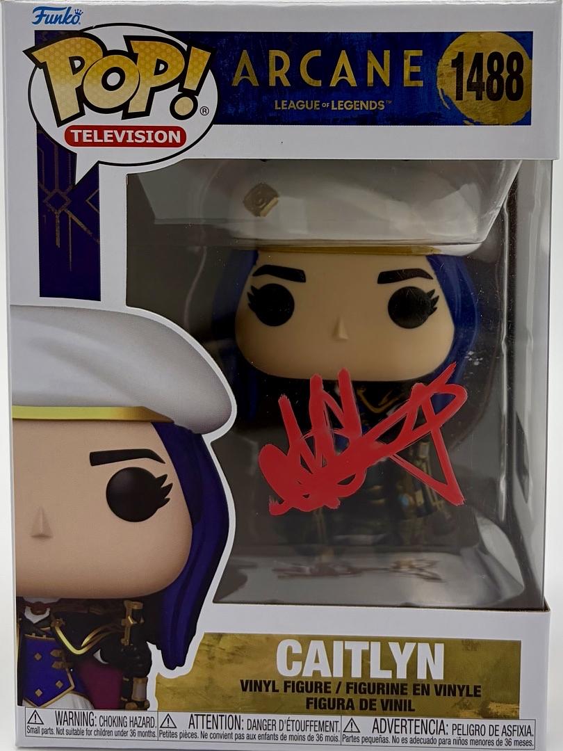 Katie Leung Signed "Caitlyn" Funko Pop #1488 (Arcane) - SWAU COA